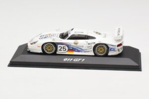 Porsche 911 GT1 #25 Warsteiner 24 Hours of Le Mans 1997 Minichamps 1:43 WAP02003197 Fém