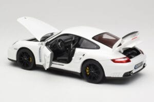 Porsche 911 GT2 997.1 Fehér Norev 1:18 187572 Fém – 5. kép a 8-ből