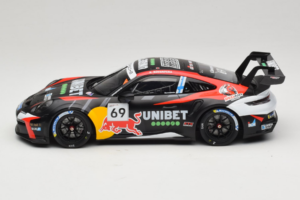 Porsche 911 GT3 Cup 992 #69 K. Rovanpera Zolder GP 2024 IXO 1:18 18RMC226 Fém – 3. kép a 6-ből