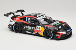 Porsche 911 GT3 Cup 992 #69 K. Rovanpera Zolder GP 2024 IXO 1:18 18RMC226 Fém – 4. kép a 6-ből