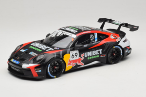 Porsche 911 GT3 Cup 992 #69 K. Rovanpera Zolder GP 2024 IXO 1:18 18RMC226 Fém