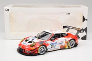 Porsche 911 GT3 R #31 Frikadelli Racing N. Siedler / M. Seefried 24 Hours Nürburgring 2018 Minichamps 1:18 153186931 Fém – 6. kép a 6-ből