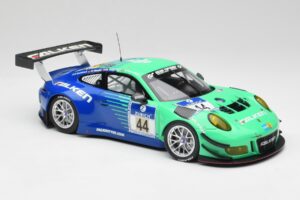 Porsche 911 GT3 R #44 Falken Motorsport W. Henzler / P. Dumbreck NBR 2016 Minichamps 1:18 155166044 Fém – 4. kép a 6-ből