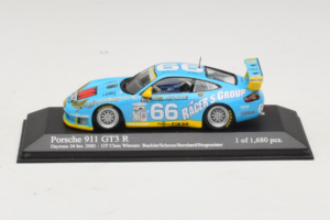 Porsche 911 GT3 R #66 Buckler / Schrom 24 Hours of Daytona 2002 Minichamps 1:43 400026966 Fém