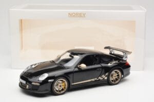 Porsche 911 997 GT3 RS Fekete Norev 1:18 187563 Fém – 8. kép a 8-ből