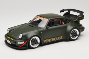 Porsche 911 RWB Penthouse Kaki Green GT Spirit 1:18 GT559 Gyanta