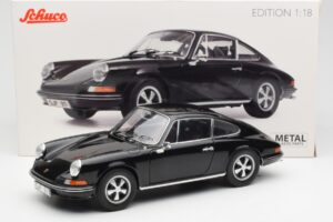 Porsche 911 S Fekete Schuco 1:18 450047200 Fém – 8. kép a 8-ből