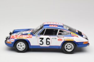 Porsche 911 S #36 B. Waldegard / C. Cheneviere 24 Hours of Le Mans 1971 Minichamps 1:18 107716836 Gyanta – 3. kép a 6-ből