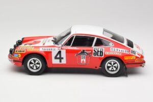Porsche 911 S #4 G. Larrousse / M. Perramond 2nd Place Rally Monte Carlo 1972 Minichamps 1:18 107726804 Gyanta – 3. kép a 6-ből