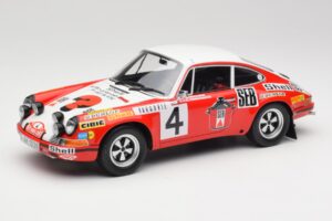 Porsche 911 S #4 G. Larrousse / M. Perramond 2nd Place Rally Monte Carlo 1972 Minichamps 1:18 107726804 Gyanta