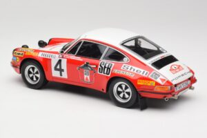 Porsche 911 S #4 G. Larrousse / M. Perramond 2nd Place Rally Monte Carlo 1972 Minichamps 1:18 107726804 Gyanta – 5. kép a 6-ből