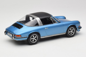 Porsche 911 S Targa Blue Metallic Norev 1:18 187646 Fém – 3. kép a 8-ből