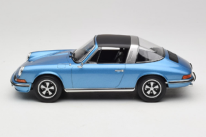 Porsche 911 S Targa Blue Metallic Norev 1:18 187646 Fém – 4. kép a 8-ből