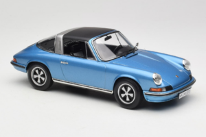 Porsche 911 S Targa Blue Metallic Norev 1:18 187646 Fém – 5. kép a 8-ből
