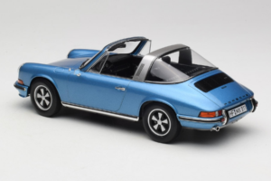Porsche 911 S Targa Blue Metallic Norev 1:18 187646 Fém – 6. kép a 8-ből