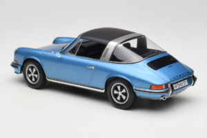 Porsche 911 S Targa Blue Metallic Norev 1:18 187646 Fém – 7. kép a 8-ből