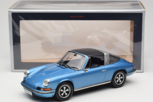 Porsche 911 S Targa Blue Metallic Norev 1:18 187646 Fém – 8. kép a 8-ből