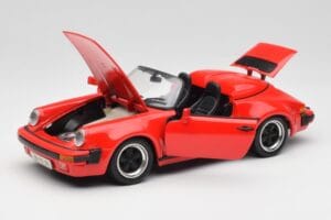 Porsche 911 964 Speedster Piros Maisto 1:18 3000473 Fém – 2. kép a 8-ből