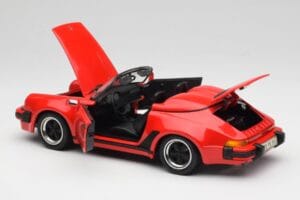 Porsche 911 964 Speedster Piros Maisto 1:18 3000473 Fém – 5. kép a 8-ből
