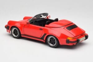 Porsche 911 964 Speedster Piros Maisto 1:18 3000473 Fém – 7. kép a 8-ből