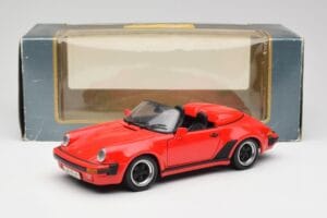 Porsche 911 964 Speedster Piros Maisto 1:18 3000473 Fém – 8. kép a 8-ből