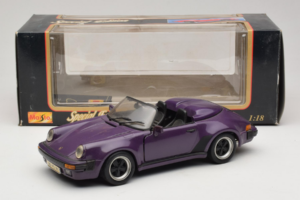 Porsche 911 3.2 Speedster Lila Maisto 1:18 50248 Fém – 8. kép a 8-ből