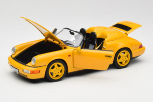 Porsche 911 964 Speedster Speed Yellow Norev 1:18 187130 Fém – 2. kép a 8-ből