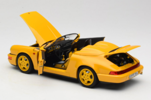 Porsche 911 964 Speedster Speed Yellow Norev 1:18 187130 Fém – 5. kép a 8-ből