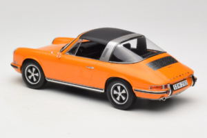Porsche 911 T Targa Narancssárga Norev 1:18 187220 Fém – 5. kép a 8-ből