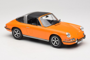 Porsche 911 T Targa Narancssárga Norev 1:18 187220 Fém – 6. kép a 8-ből