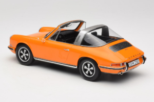 Porsche 911 T Targa Narancssárga Norev 1:18 187220 Fém – 7. kép a 8-ből