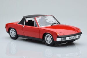 Porsche 914 1.7 Bahia Piros Norev 1:18 187690 Fém – 4. kép a 7-ből