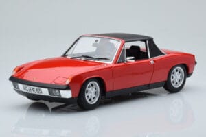 Porsche 914 1.7 Bahia Piros Norev 1:18 187690 Fém