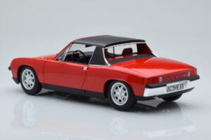 Porsche 914 1.7 Bahia Piros Norev 1:18 187690 Fém – 5. kép a 7-ből
