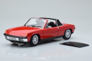 Porsche 914 1.7 Bahia Piros Norev 1:18 187690 Fém – 6. kép a 7-ből