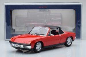 Porsche 914 1.7 Bahia Piros Norev 1:18 187690 Fém – 7. kép a 7-ből
