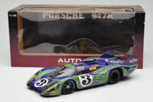 Porsche 917 LH #3 Hippie 2nd Place 24 Hours of Le Mans 1970 AUTOart 1:18 87075-R1 Fém – 8. kép a 8-ből