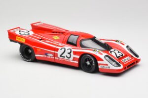 Porsche 917K #23 R. Attwood / H. Herrmann 24 Hours of Le Mans Winner 1970 Norev 1:18 187586 Fém – 4. kép a 6-ből