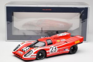 Porsche 917K #23 R. Attwood / H. Herrmann 24 Hours of Le Mans Winner 1970 Norev 1:18 187586 Fém – 6. kép a 6-ből