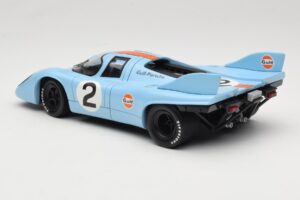 Porsche 917K #2 Gulf P. Rodriguez / J. Oliver 1000km Monza Winner 1971 Eagles Race 1:18 903008 Fém – 3. kép a 6-ből