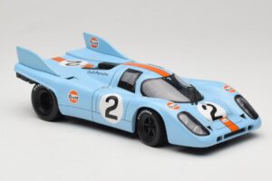 Porsche 917K #2 Gulf P. Rodriguez / J. Oliver 1000km Monza Winner 1971 Eagles Race 1:18 903008 Fém – 4. kép a 6-ből
