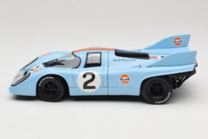 Porsche 917K #2 Gulf P. Rodriguez / J. Oliver 1000km Monza Winner 1971 Eagles Race 1:18 903008 Fém – 5. kép a 6-ből