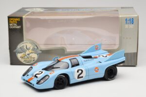 Porsche 917K #2 Gulf P. Rodriguez / J. Oliver 1000km Monza Winner 1971 Eagles Race 1:18 903008 Fém – 6. kép a 6-ből