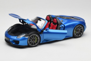 Porsche 918 Spyder Blue Metallic Minichamps 1:18 110062432 Fém – 2. kép a 8-ből