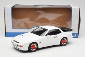 Porsche 924 Carrera GT Fehér & Piros Felnik MCG 1:18 MCG18303 Fém – 6. kép a 6-ből