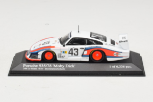 Porsche 935/78 Moby Dick #43 R. Stommelen / M. Schurti 24 Hours of Le Mans 1978 Minichamps 1:43 430786743 Fém