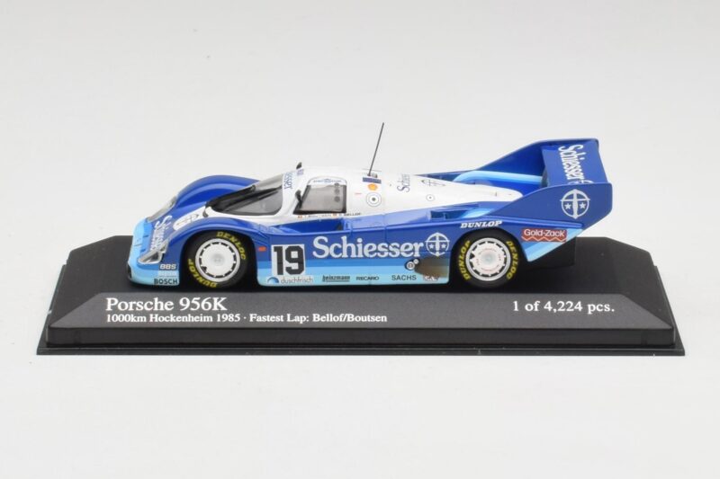 Porsche 956 #1 Brun S. Bellof / T. Boutsen Hockenheim 1985 Minichamps 1:43 430856699 Fém
