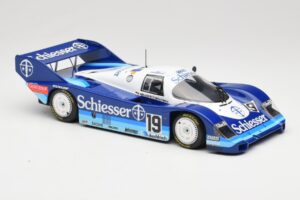 Porsche 956K Group C #19 Brun Motorsport Schiesser S. Bellof / T. Boutsen 1000km Hockenheim 1985 Minichamps 1:18 155856619 Fé – 4. kép a 6-ből