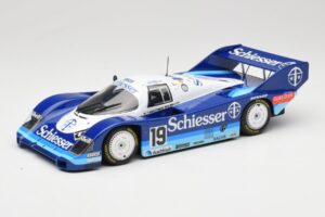 Porsche 956K Group C #19 Brun Motorsport Schiesser S. Bellof / T. Boutsen 1000km Hockenheim 1985 Minichamps 1:18 155856619 Fé