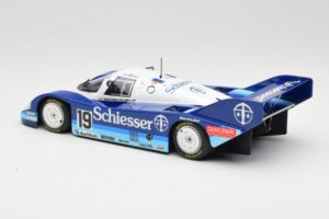 Porsche 956K Group C #19 Brun Motorsport Schiesser S. Bellof / T. Boutsen 1000km Hockenheim 1985 Minichamps 1:18 155856619 Fé – 5. kép a 6-ből